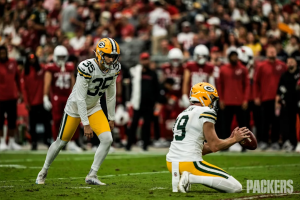 Lucas Havrisik quebra recorde histórico do Green Bay Packers.
